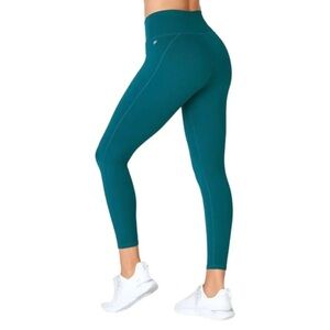 Fabletics Woman’s Powerhold Teal Leggings XS